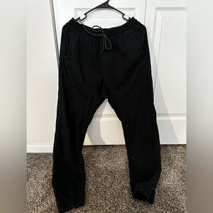 Black joggers